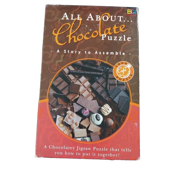All About Chocolate 1026 Piece Jigsaw Puzzle Buffalo Games Pre Owned Vintage - Picture 1 of 11